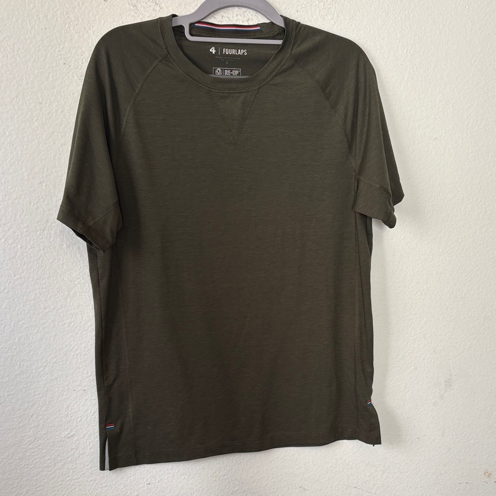 Men's Dark Green Short Sleeve Tee